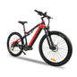 Red 500W Electric Ebike - 27.5 Inch Electric Mountain Bicycle 48V 27 Speed - Bafang Motor