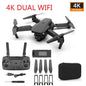 Folding high-definition aerial quadcopter