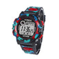 Digital Chronograph Calendar Waterproof One-eye Camouflage Sports Watch