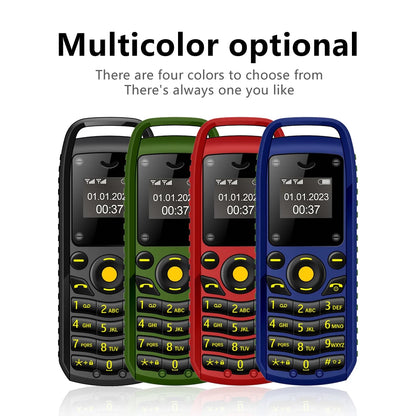 SERVO B25 Button Mini Mobile Phone 2 SIM Standby Bluetooth Dialing Surround Wear Blacklist Smallest Backup Cellphones for Sports