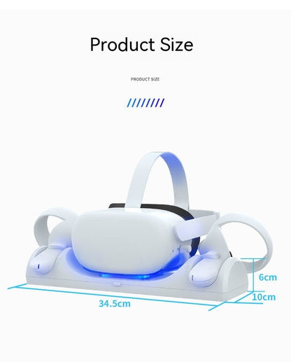 VR Glasses Handle Magnetic Charging Storage Bracket Base