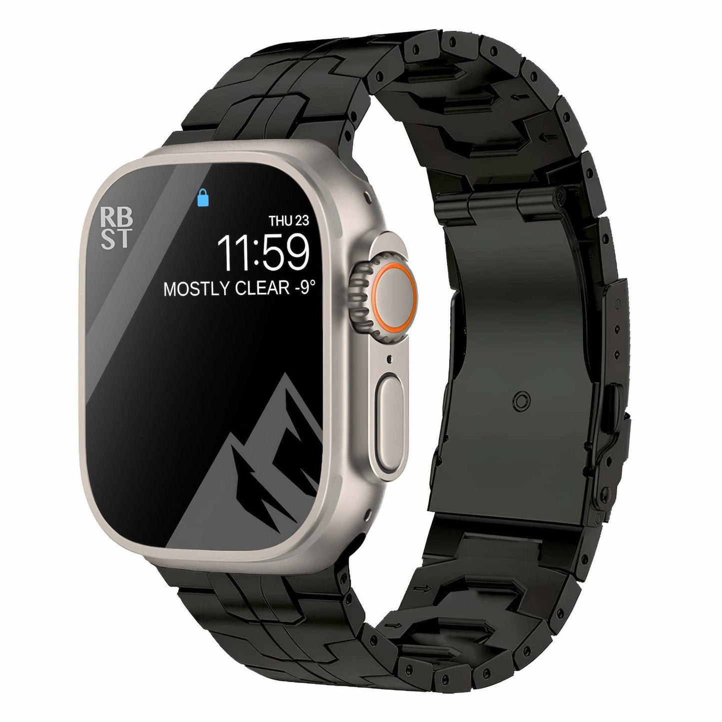 New Titanium Metal Smartwatch Strap