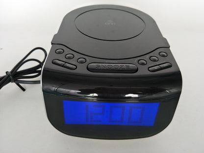 LCD Digital Alarm Dual Speakers  Radio CD Music Player