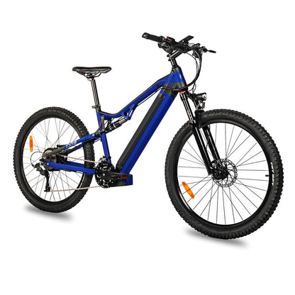 Red 500W Electric Ebike - 27.5 Inch Electric Mountain Bicycle 48V 27 Speed - Bafang Motor