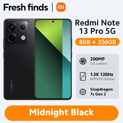 [World Premiere] Xiaomi Redmi Note 13 Pro 5G Smartphone Snapdragon 7s Gen 2 200MP OIS Camera 67W Turbo Charging 120Hz AMOLED NFC