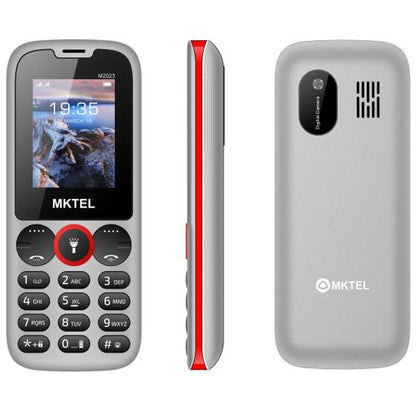 MKTEL M2023 Feature Phone with 1.77inch Display 800mAh Battery Dual SIM FM Radio Flashlight 0.08Mega Camera Senior Phone