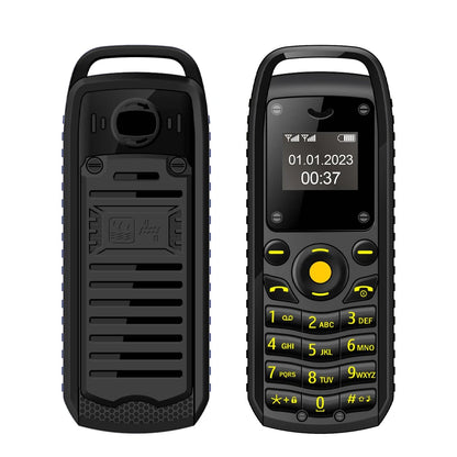 SERVO B25 Button Mini Mobile Phone 2 SIM Standby Bluetooth Dialing Surround Wear Blacklist Smallest Backup Cellphones for Sports