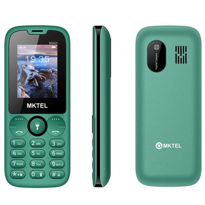 MKTEL M2023 Feature Phone with 1.77inch Display 800mAh Battery Dual SIM FM Radio Flashlight 0.08Mega Camera Senior Phone